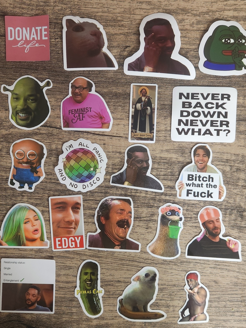 Sticker Pack - Assorted Meme & Pop Culture Stickers #25